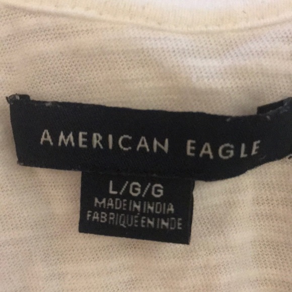 American Eagle Off the Shoulder Tank w/ Lace - Picture 3 of 3